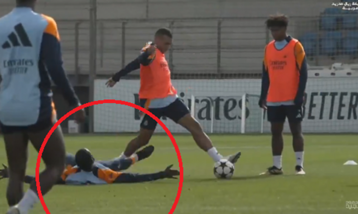 Tak Rudiger chciał ZATRZYMAĆ Kyliana Mbappe na treningu Realu xD [VIDEO]